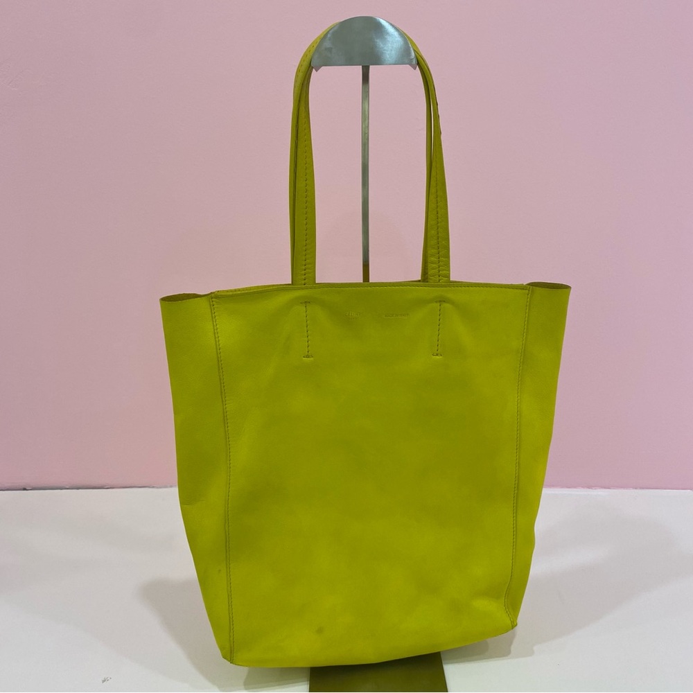 Celine Tote Bag (Lime Green/Yellow)